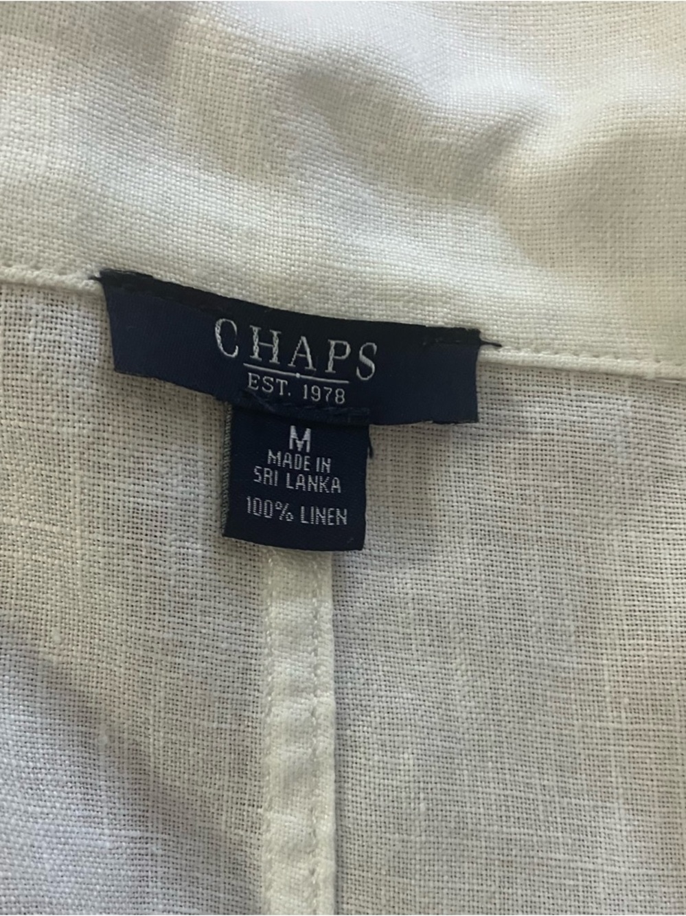 Chaps Linen Jacket - Picture 5 of 15